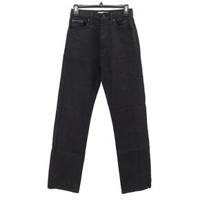 Naked and Famous Jeans SZ 26 True Girl Raw Denim Crimson Sky Selvedge Classic